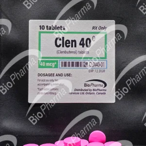 Clenabol 40mcg Tablet (Clenbuterol) Pack of 10 Tablet’s